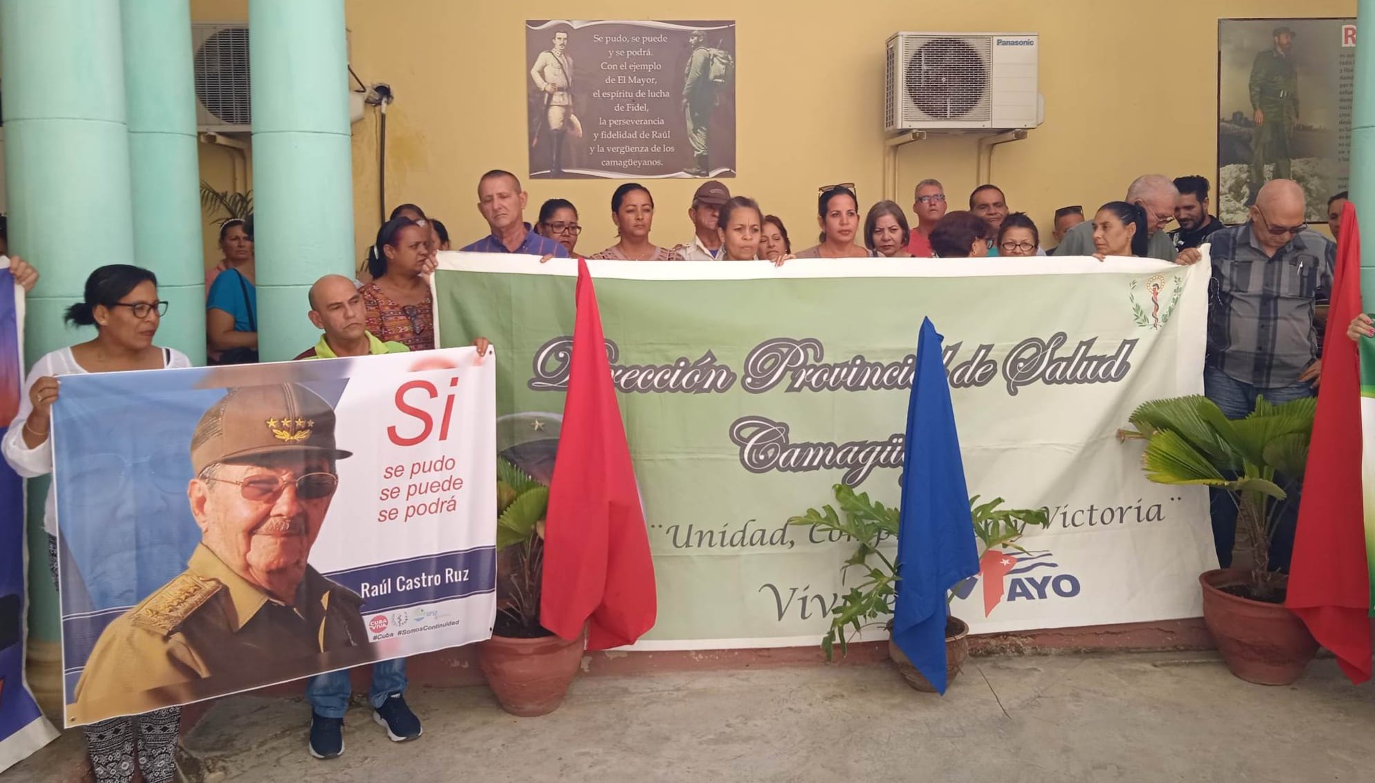 Matutino  especial realizado en la Dirección provincial de Salud Pública en  Camagüey 