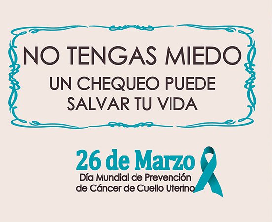 Día Mundial de Prevención del Cáncer de Cuello Uterino. - Portal del  Ciudadano en Camagüey